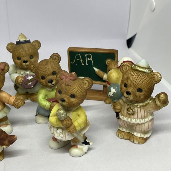 HOMCO Bears Ceramic Fireman Poodle Skirt Clown Teacher Doctor Chef ETC Lot of 15 - Picture 4 of 15